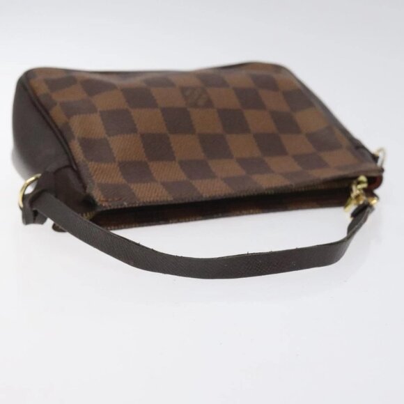 LOUIS VUITTON Damier Ebene Trousse makeup Pouch N51982 LV Auth - Picture 9 of 16